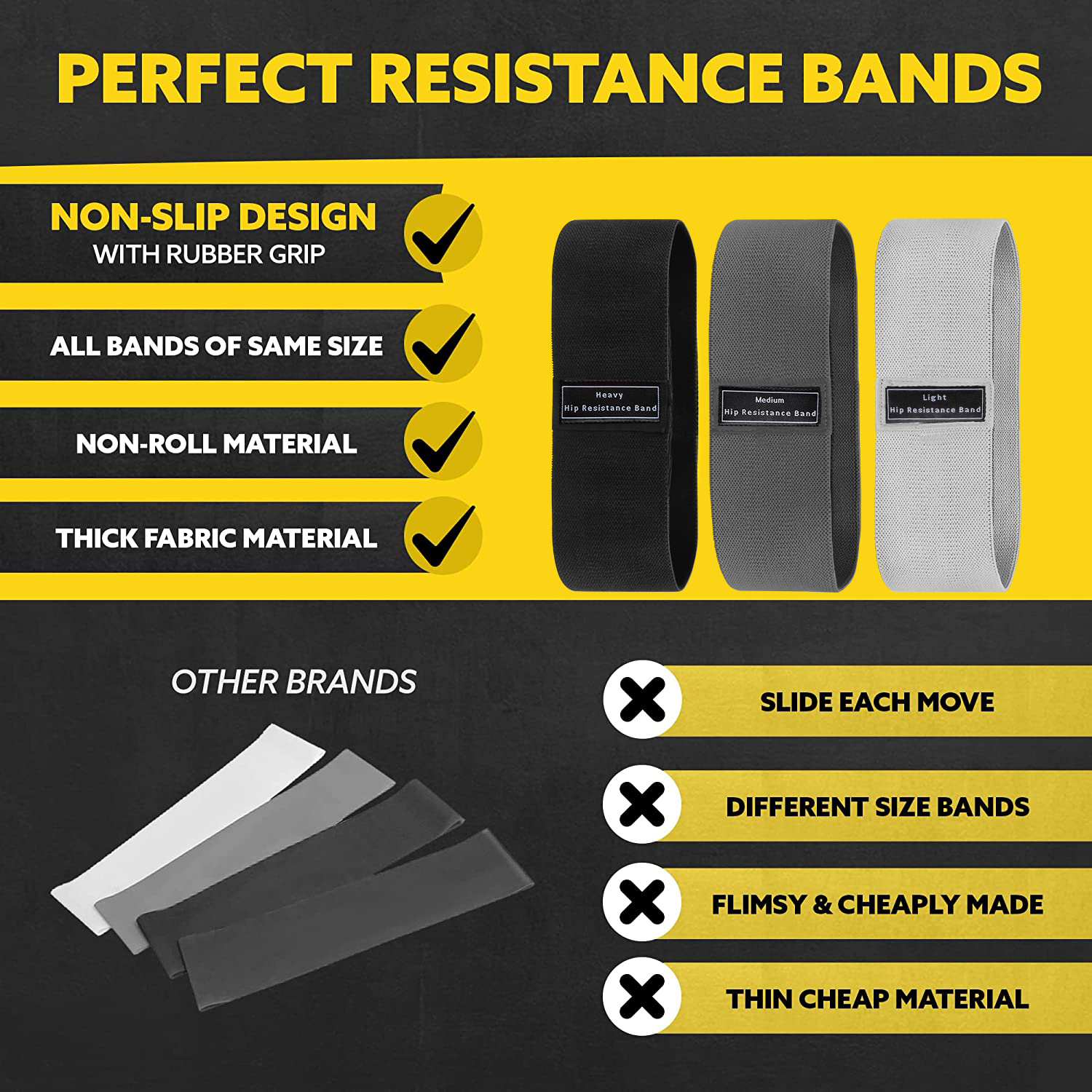 Fabric Resistance Hip Booty Ba - Sports Equipment Club avaliação e preço