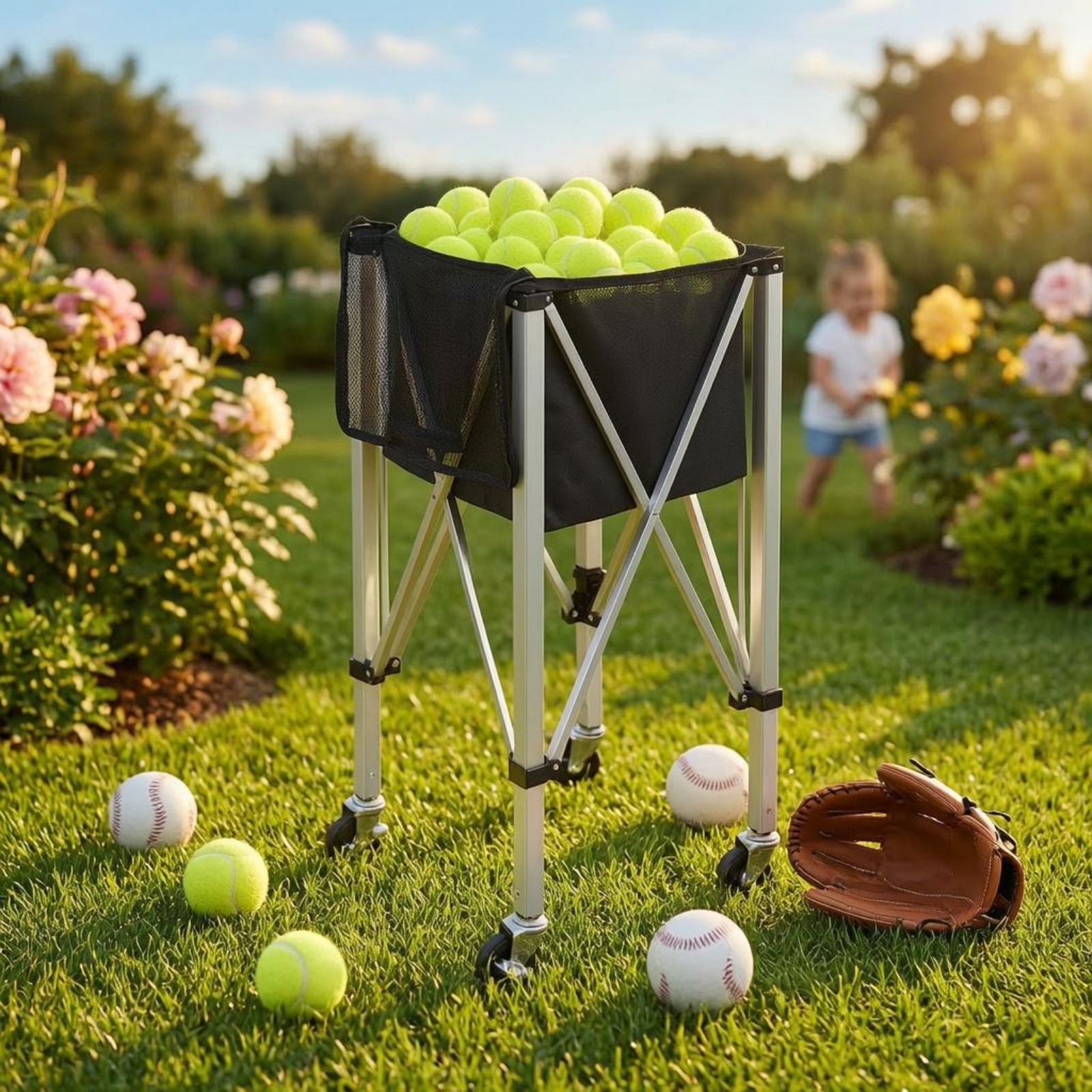 Foldable Ball Vehicle Aluminum - Sports Equipment Basketball avaliação e preço