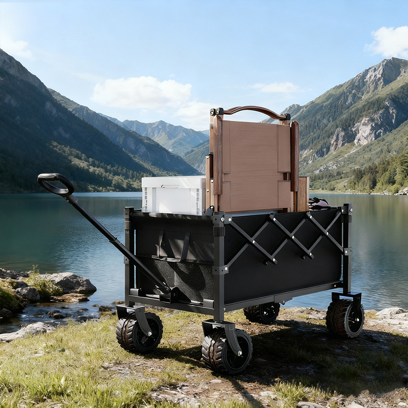 Folding Portable Trolley Cart  - Sports Equipment Trolley avaliação e preço