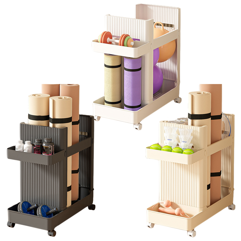 Gym Equipment Holder Large Cap - Sports Equipment Trolley avaliação e preço