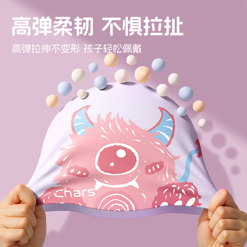 Cute Swim Caps for Kids, Silic - Swim Cap Silicone avaliação e preço