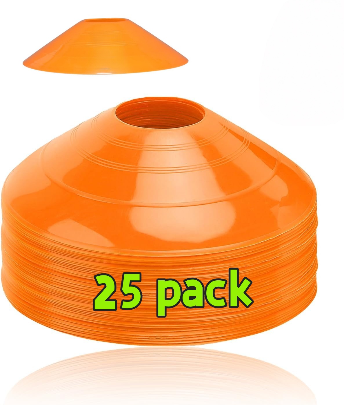 25 Pack football cone plate  f - Sports Equipment For Training avaliação e preço