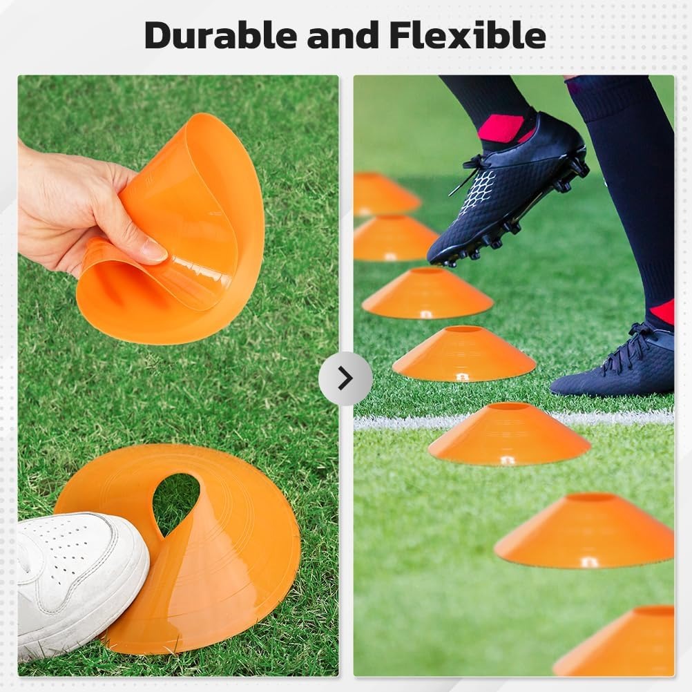 25 Pack football cone plate  f - Sports Equipment For Training avaliação e preço