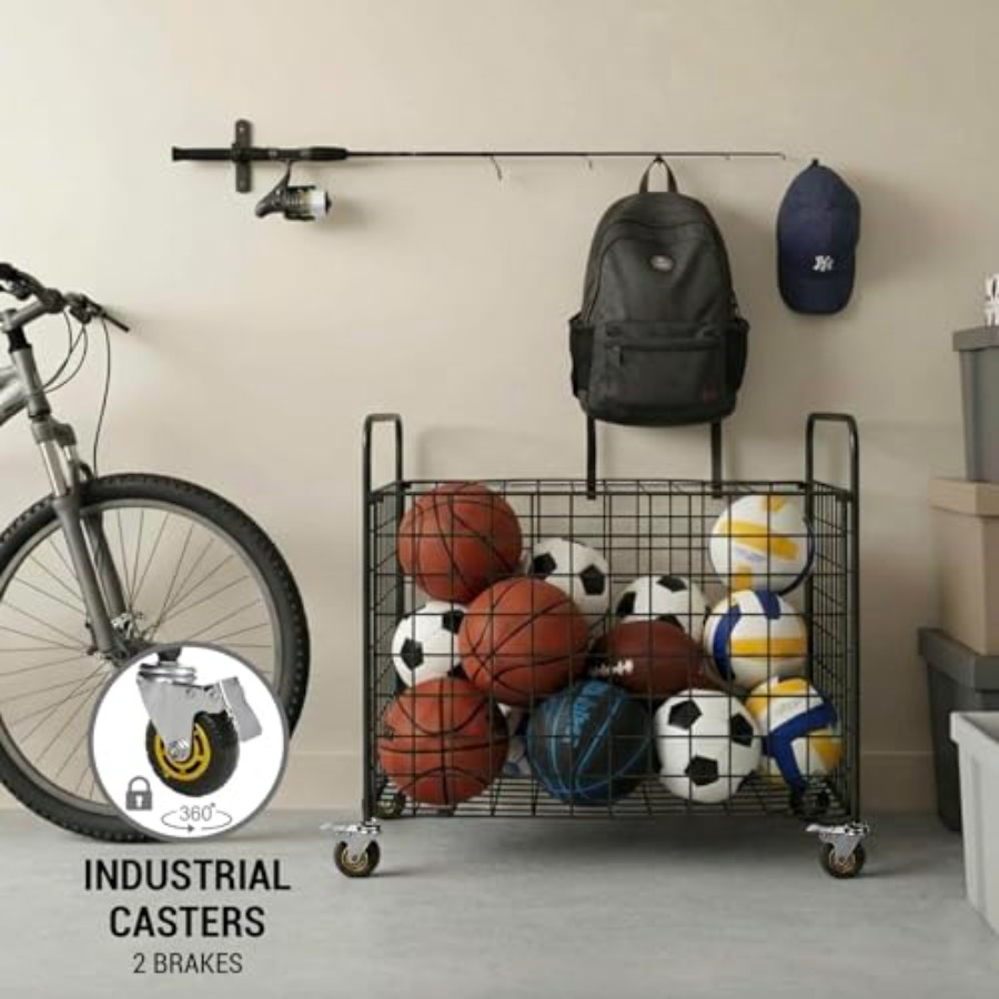 MyGift Professional Gym Metal  - Sports Equipment Cart avaliação e preço