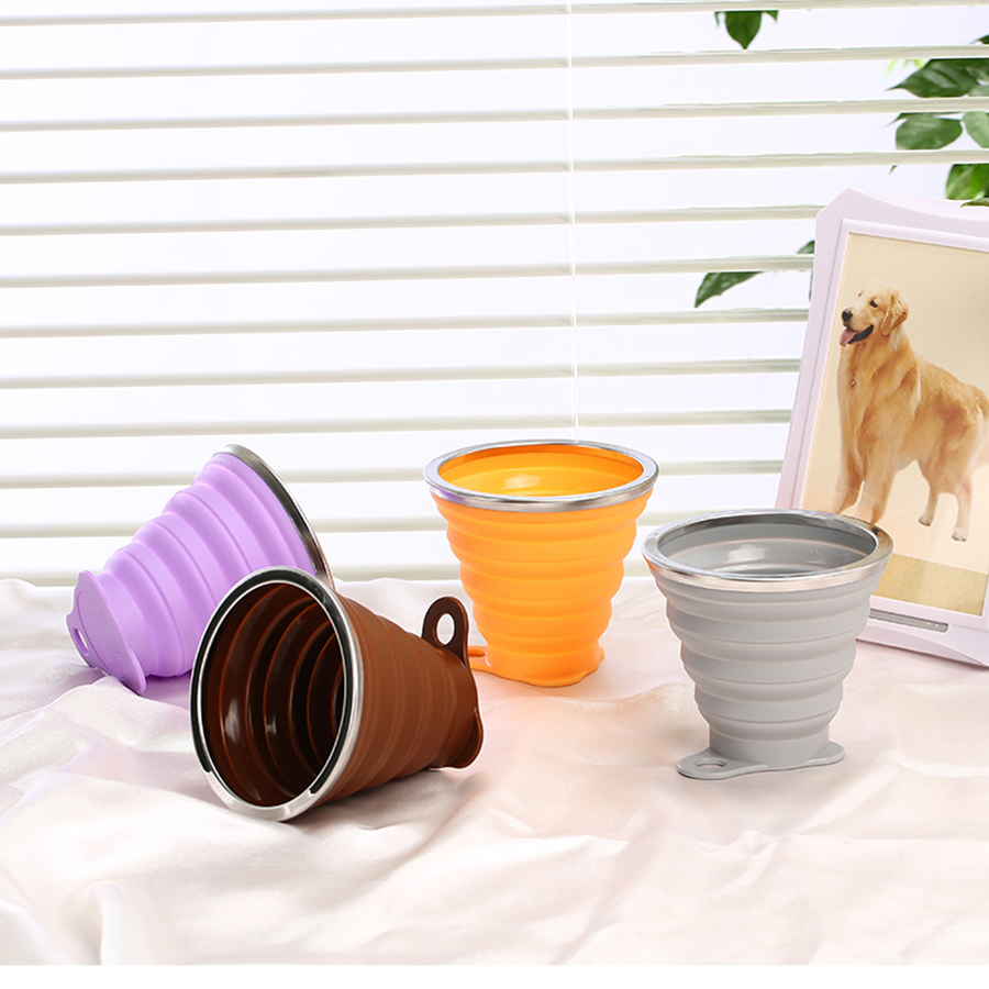 270ML Silicone Collapsible Cup - Sports Equipment 8 Year Old avaliação e preço