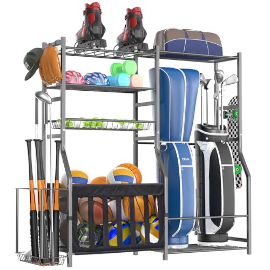 Heavy Duty Garage Sports Equip - Sports Equipment Basketball avaliação e preço
